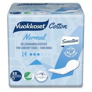 Vuokkoset Cotton 14 Normal Terveysside