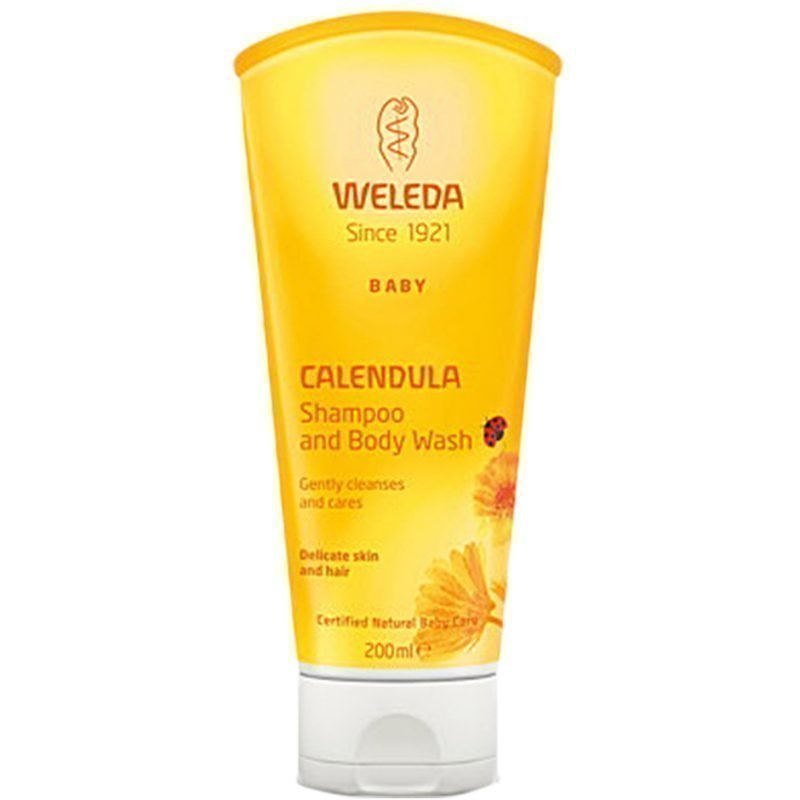Weleda Calendula Shampoo & Body Wash 200ml