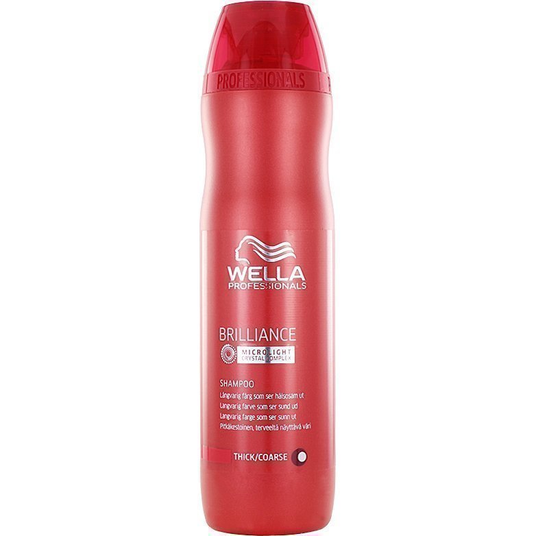 Wella Brilliance Shampoo Thick/Coarse Hair 250ml