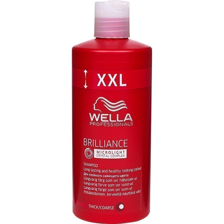 Wella Brilliance Shampoo Thick/Coarse Hair 500ml