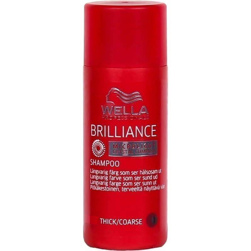 Wella Brilliance Shampoo for Coarce Colored Hair 50ml