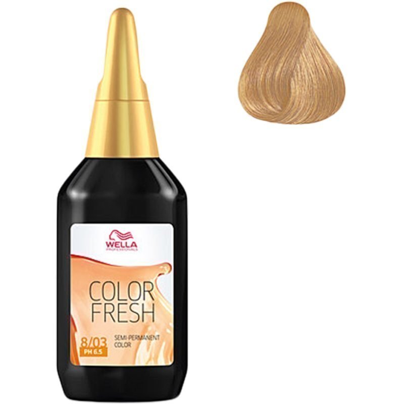 Wella Color Fresh 8/03 Light Blonde Gold 75ml