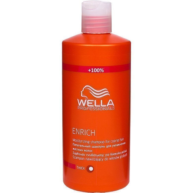 Wella Enrich Shampoo Thick/Coarse Hair 500ml