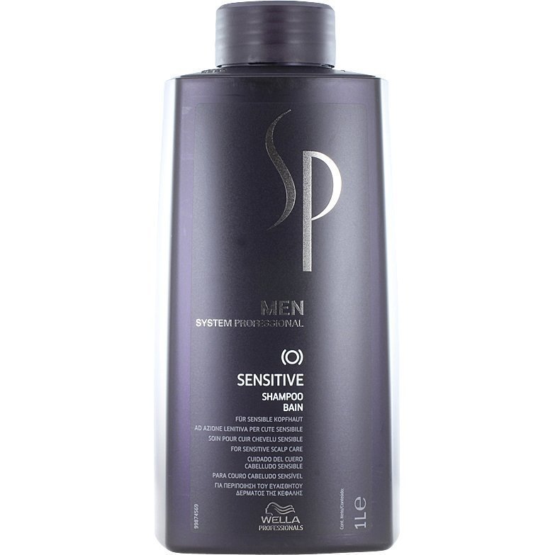 Wella System Professional Men Sensitive Shampoo 1000ml