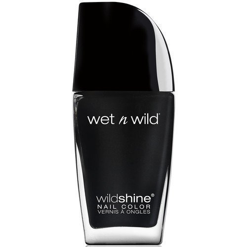 Wet n Wild Shine Nail Color Black Creme
