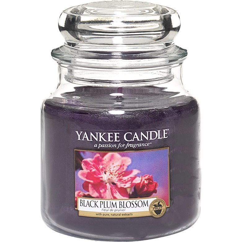 Yankee Candle Black Plum Blossom Medium Jar 411g