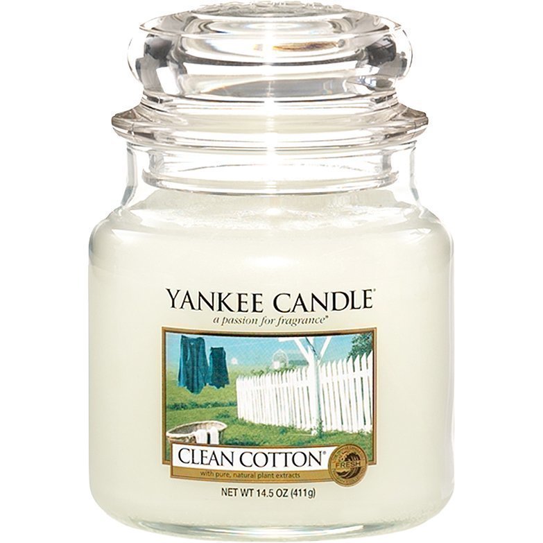 Yankee Candle Clean Cotton Medium Jar 411g