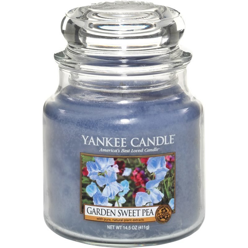 Yankee Candle Garden Sweet Pea Medium Jar 411g