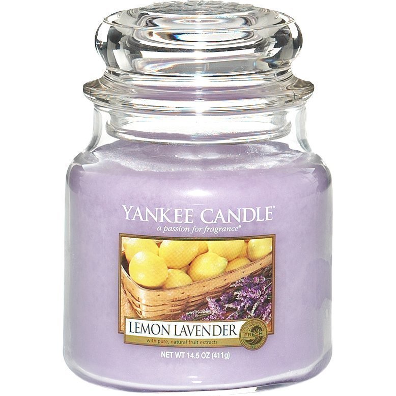 Yankee Candle Lemon/Lavender Medium Jar 411g