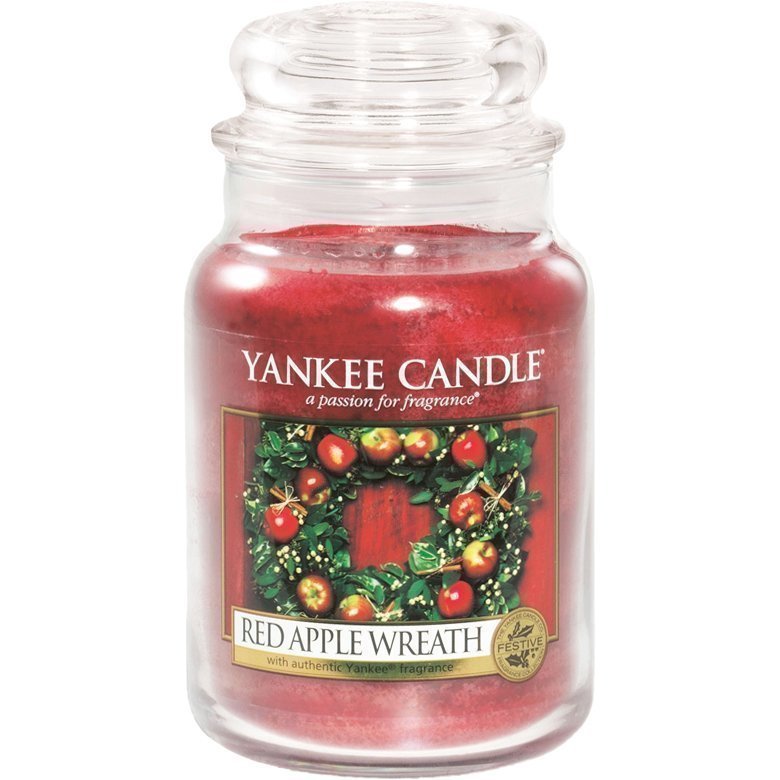 Yankee Candle Red Apple Wreath Large Jar 623g