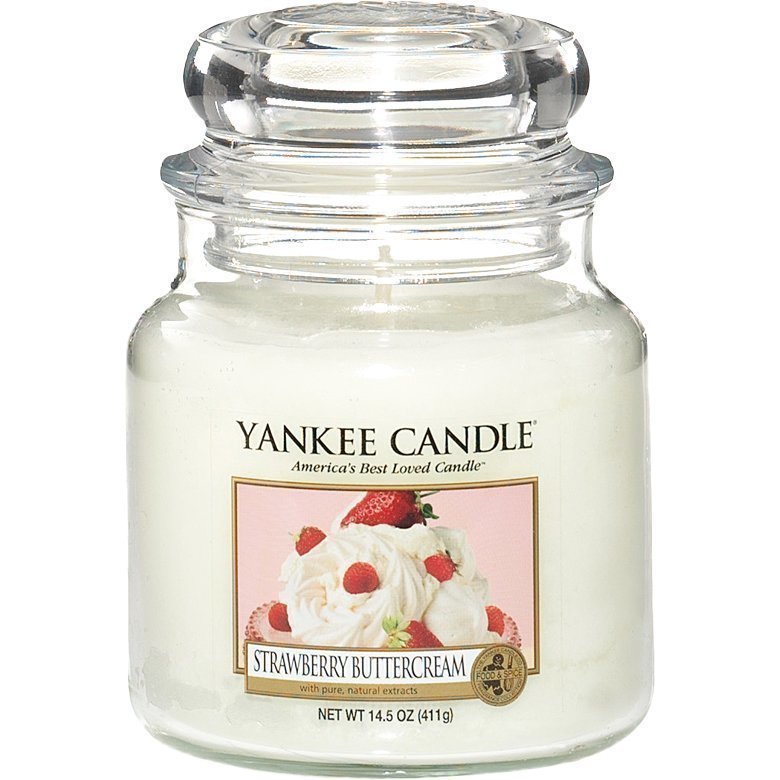 Yankee Candle Strawberry Buttercream Medium Jar 411g