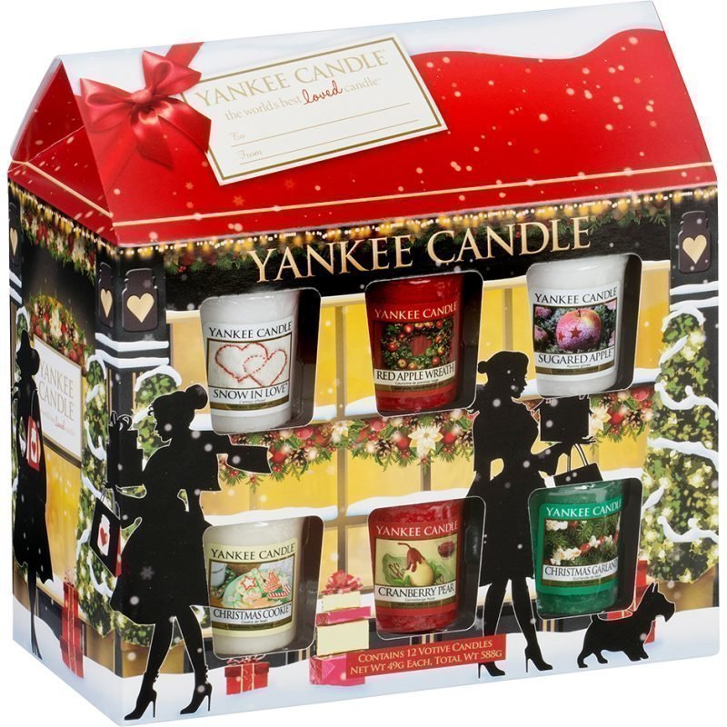 Yankee Candle Votive House Gift Set 12 Votive Candles