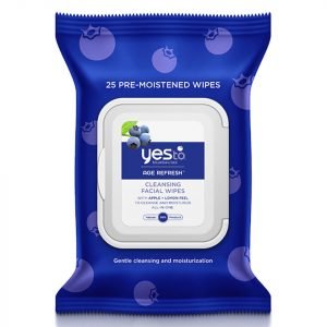 Yes To Blueberries Cleansing Facial Wipes Pack Of 25