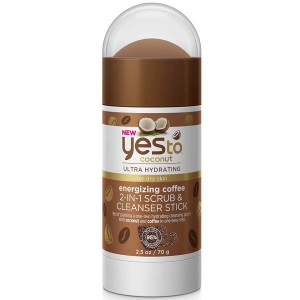 Yes To Coconut & Coffee 2-In-1 Scrub & Cleanser Stick 70 G