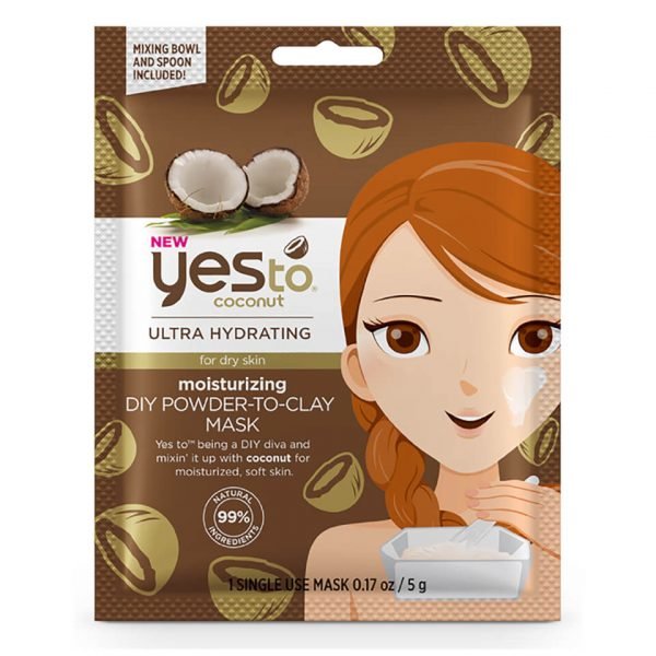 Yes To Coconuts Moisturizing Diy Powder-To-Clay Mask 5 G