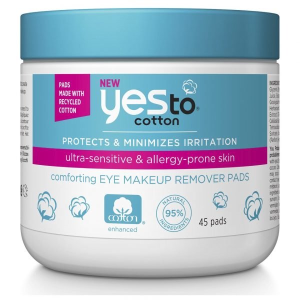 Yes To Cotton Eye Makeup Remover Pads 45 Pack