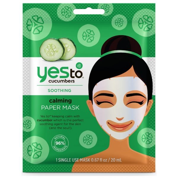 Yes To Cucumbers Calming Paper Mask