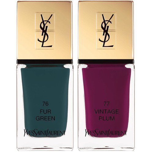 Yves Saint Laurent La Laque Couture Scandal Collection 76 Fur Green