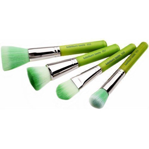 bdellium Tools Green Bambu Foundation 4pc. Brush Set