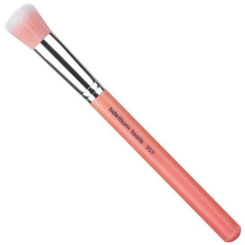 bdellium Tools Pink Bambu 953P Duet Fiber Foundation Brush