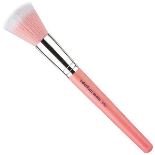 bdellium Tools Pink Bambu 955P Duet Fiber Finishing Brush