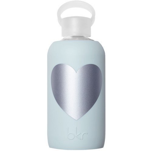 bkr Water Bottle Wren Silver Heart