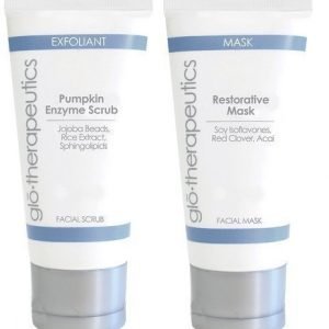 glo-therapeutics Restorative Mask & Pumpkin Enzyme Scrub