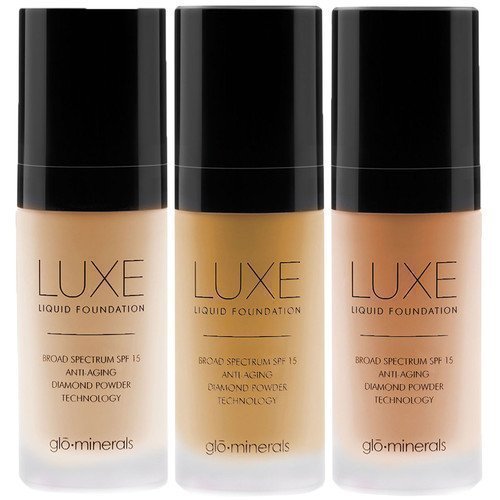 glominerals Luxe Liquid Foundation Almond