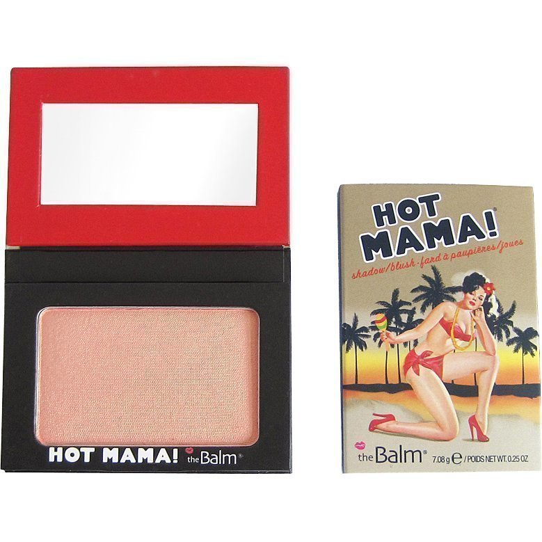 the Balm Hot Mama Shadow/Blush Peachy Pink 7