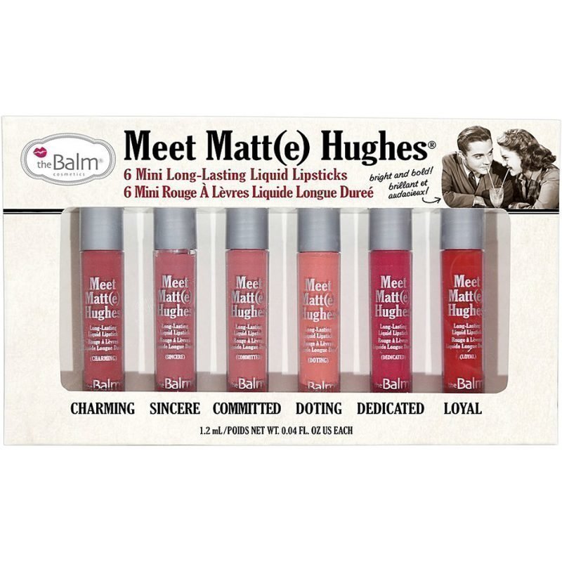 the Balm Meet Matte HughesLasting Liquid Lipsticks