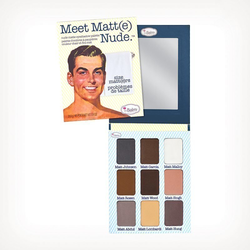 the Balm Meet Matt(e) Nude Eyeshadow Palette Nude Matte 25